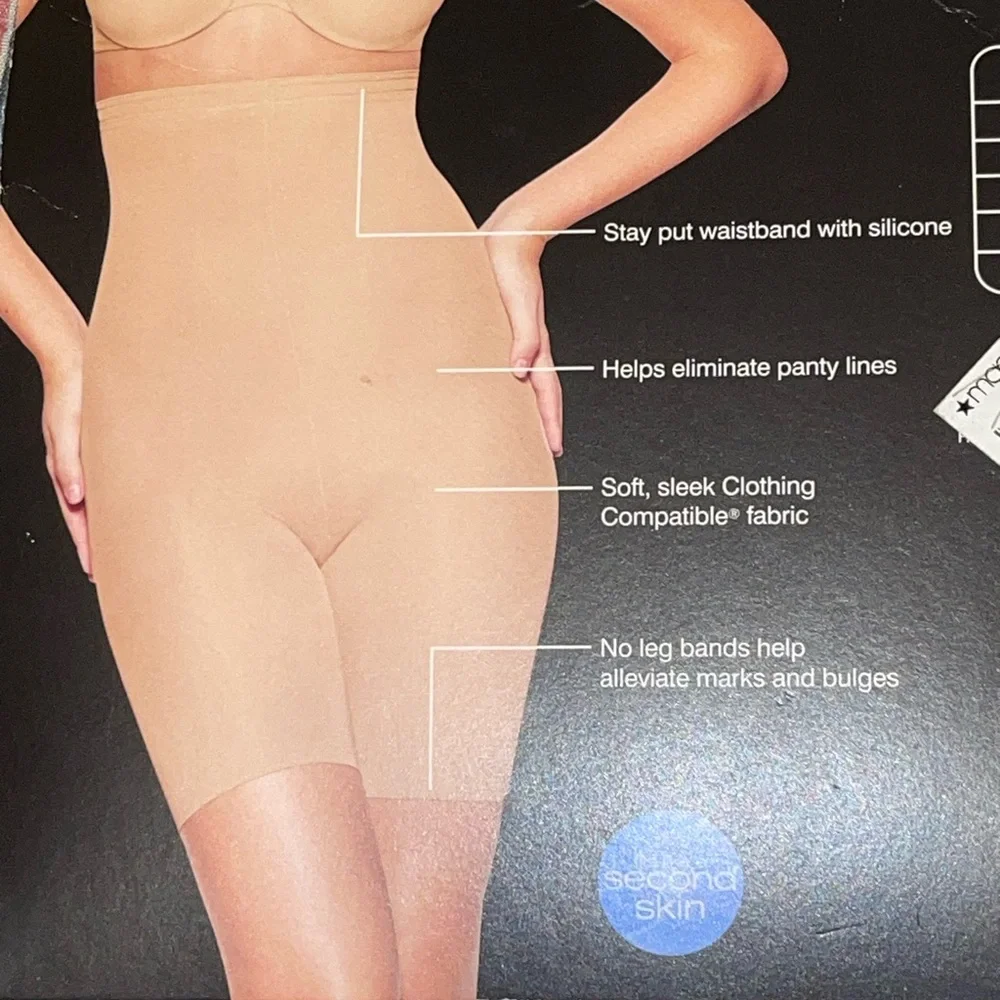 Bali Invisibles Firm Control High Waist Thigh Shaper EUC - Picture 5 of 6